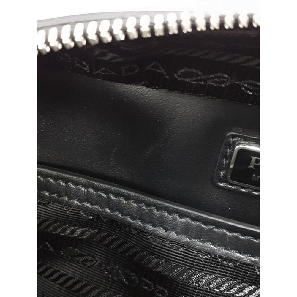 Prada Leather Black Shoulder Bag Brique - Picture 9 of 9